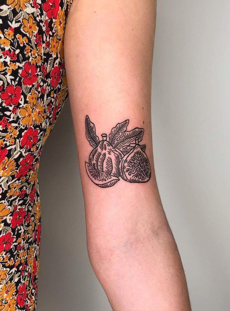 30 Pretty Fig Tattoos You Will Love