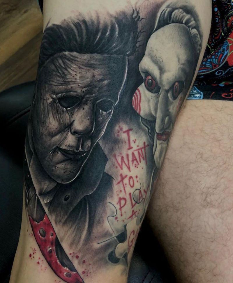 30 Perfect Michael Myers Tattoos Make You Attractive