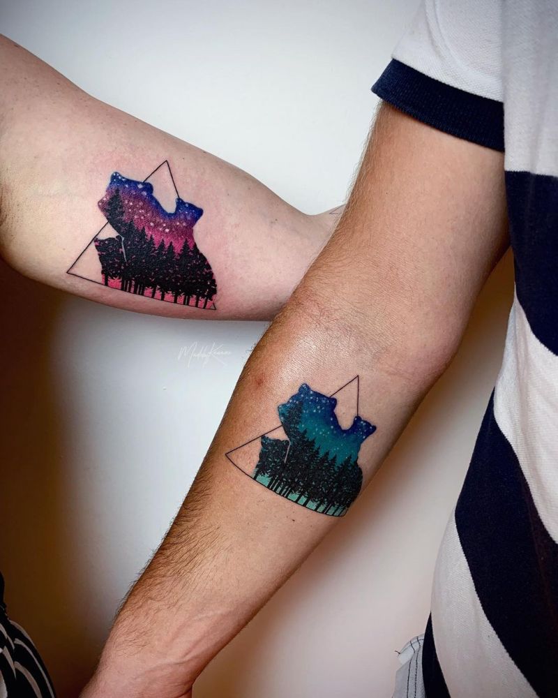 30 Pretty Pair Tattoos You Will Love