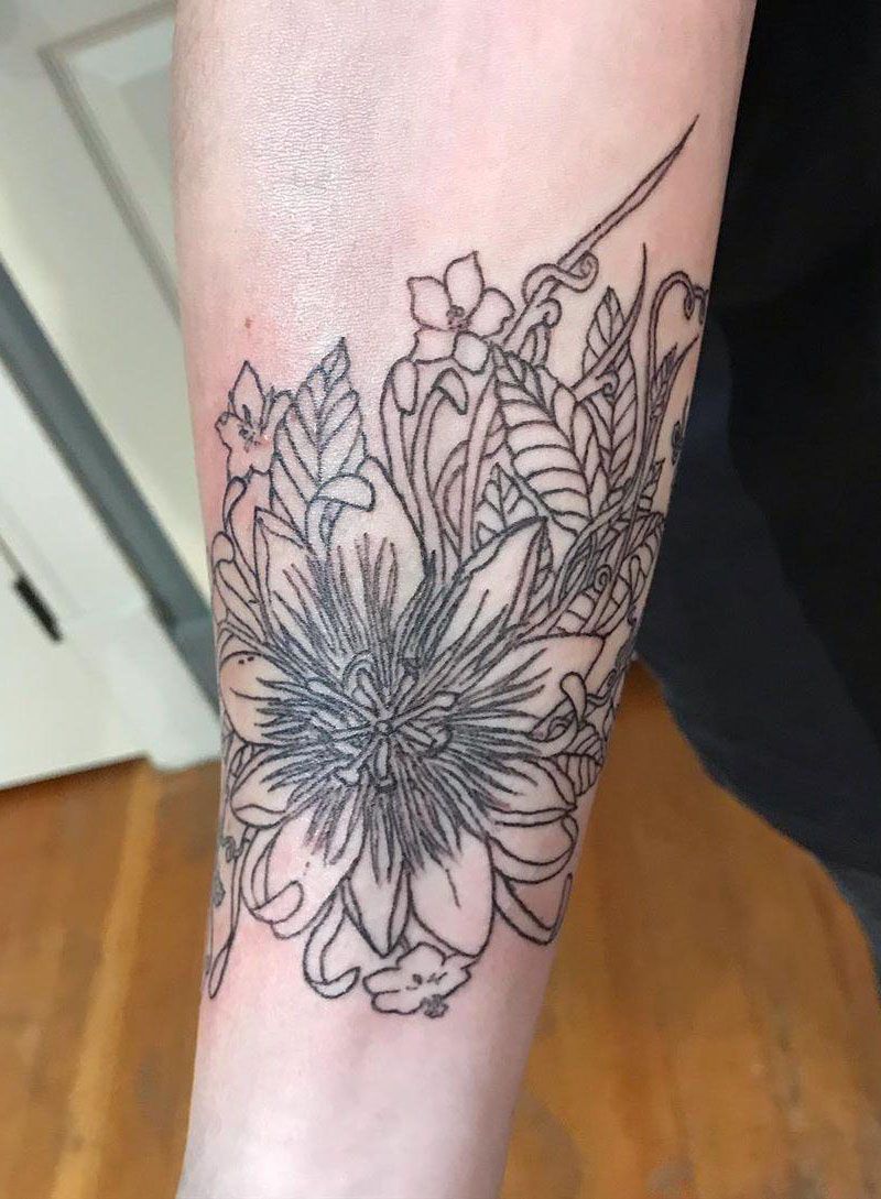 30 Pretty Passion Flower Tattoos You Must Try