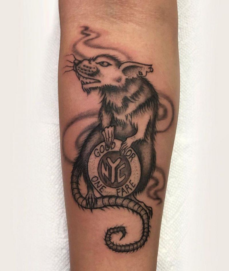 30 Pretty Rat Tattoos You Will Love