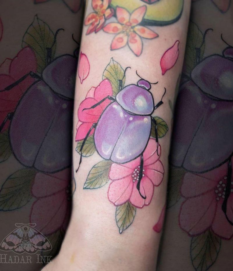 30 Pretty Beetle Tattoos You Must Try