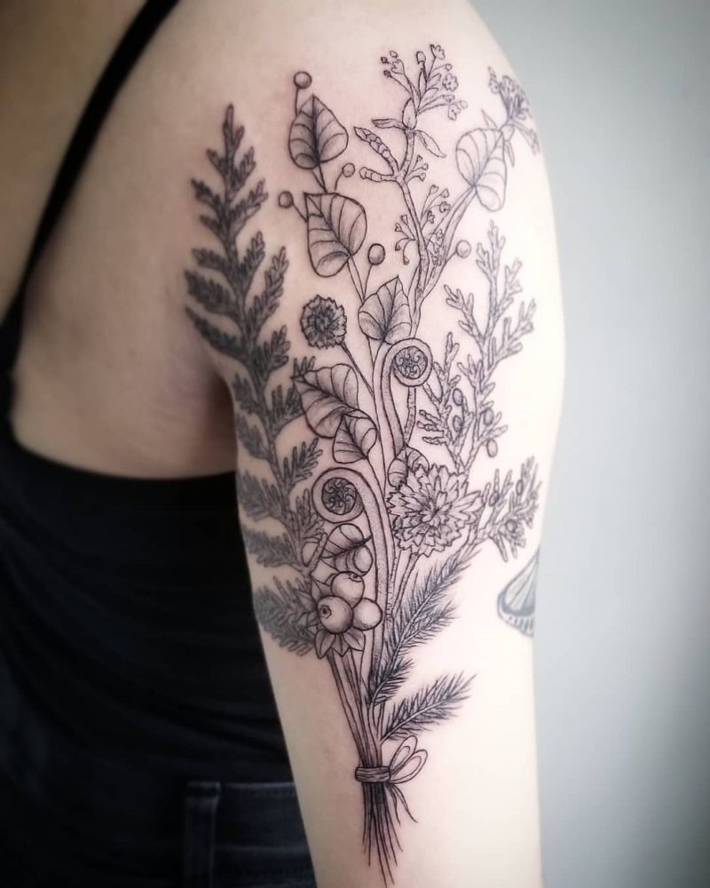 30 Pretty Cedar Tattoos You Will Love