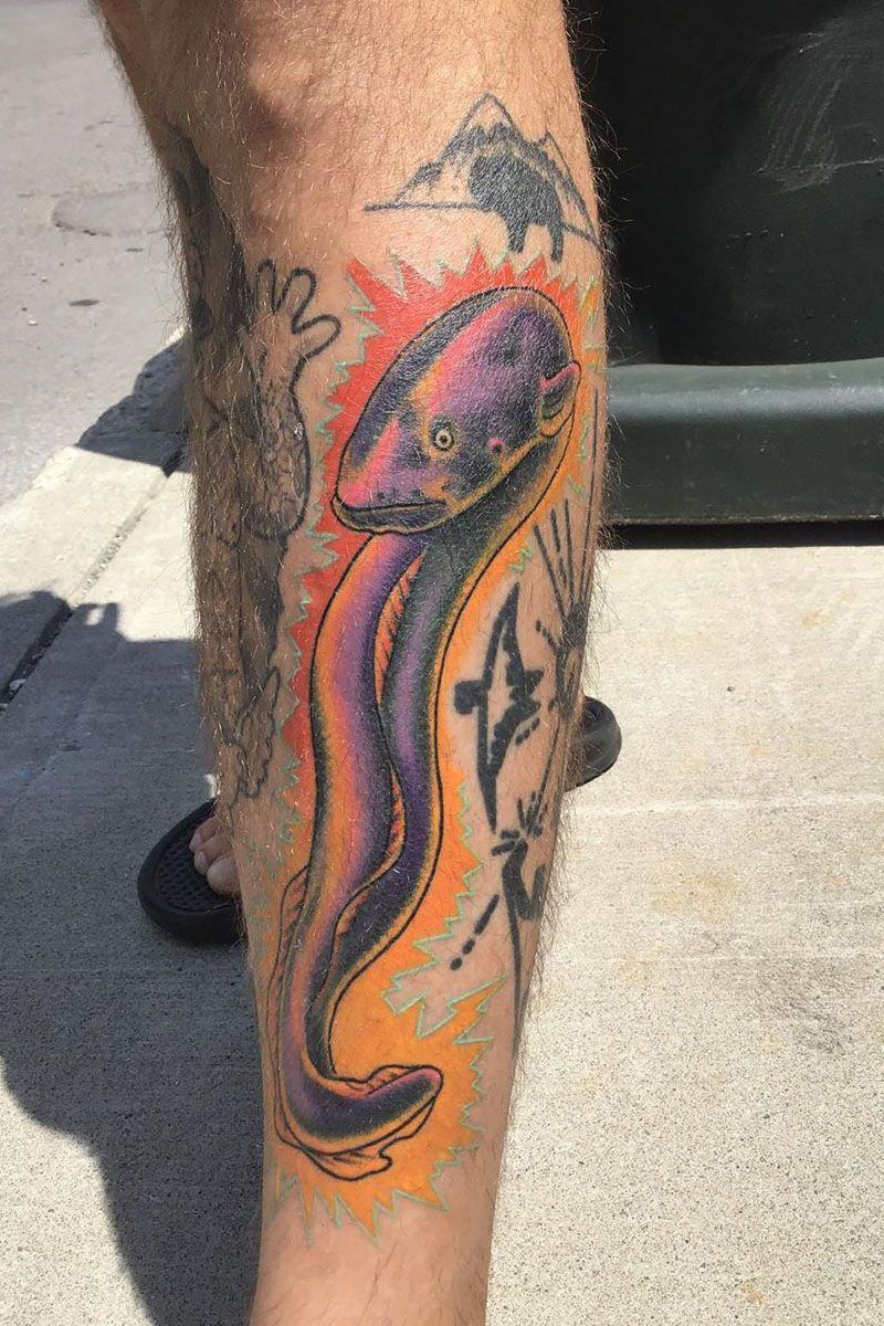 30 Pretty Eel Tattoos to Inspire You