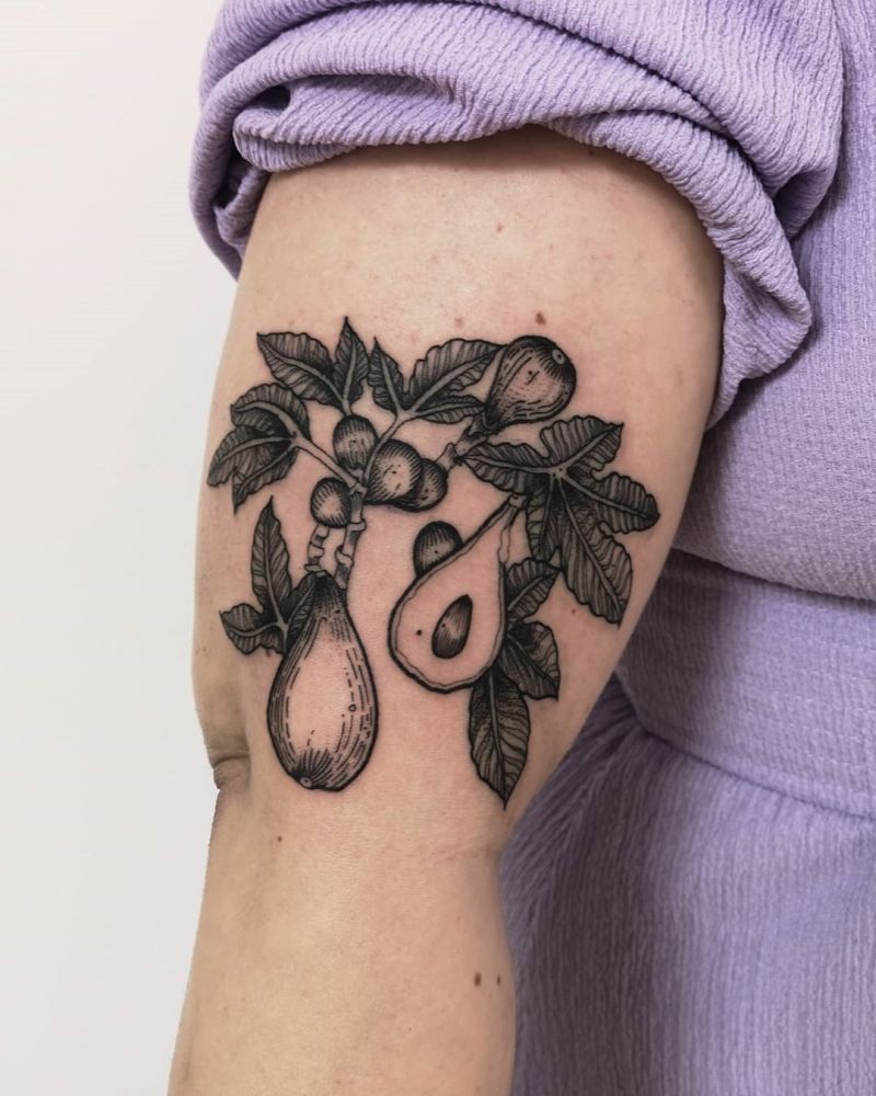 30 Pretty Fig Tattoos You Will Love