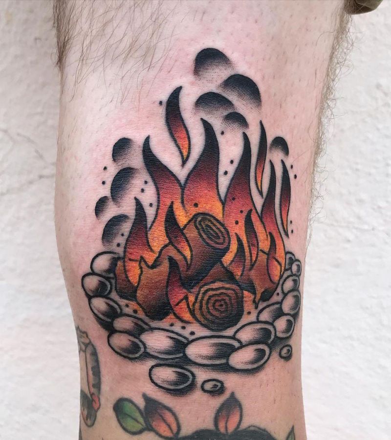 30 Pretty Flame Tattoos That Make You More Attractive