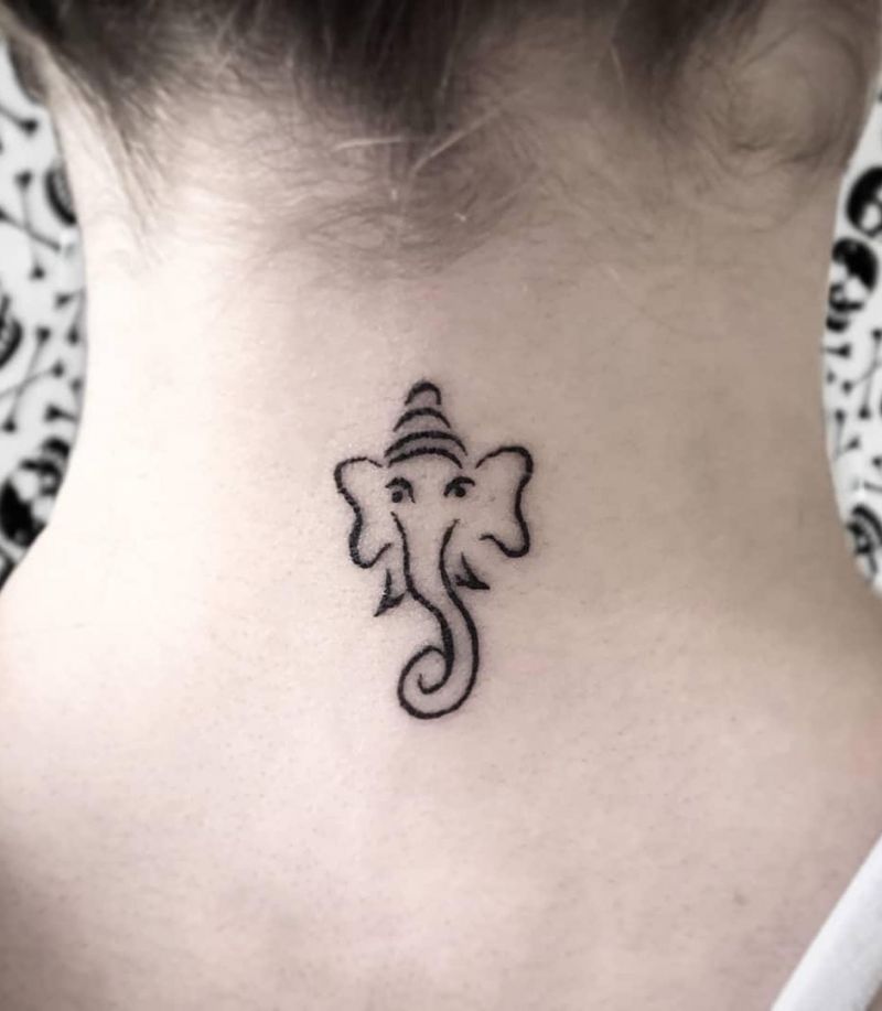 30 Pretty Ganesha Tattoos Make You Charming