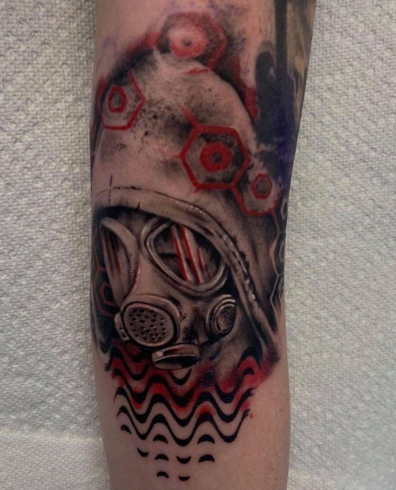 30 Pretty Gas Mask Tattoos You Will Love