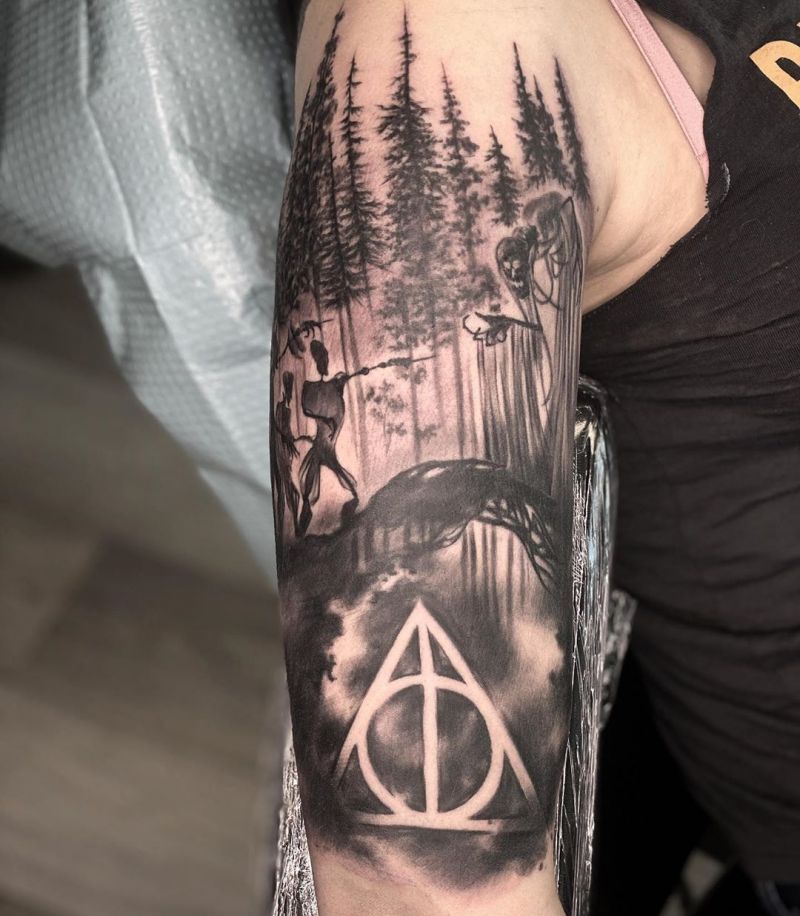 30 Pretty Harry Potter Tattoos Add Mystery to You