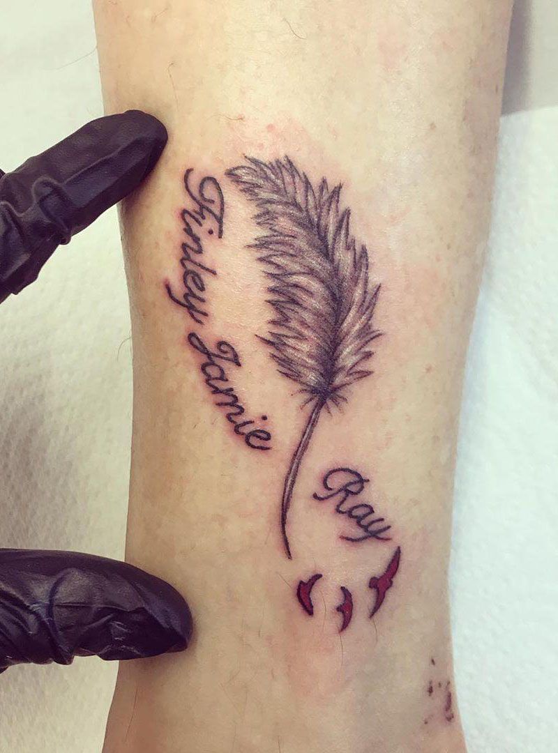 30 Pretty Infinity Feather Tattoos Make You Beautiful Forever