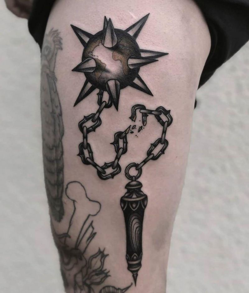 30 Pretty Morningstar Tattoos You Will Love to Try