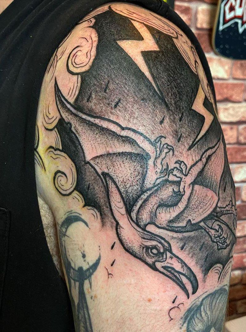 30 Pretty Pterodactyl Tattoos You Will Love