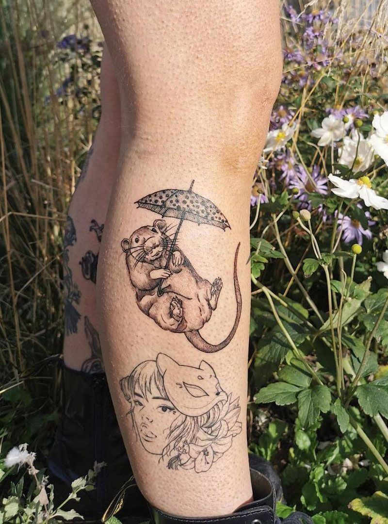 30 Pretty Rat Tattoos You Will Love