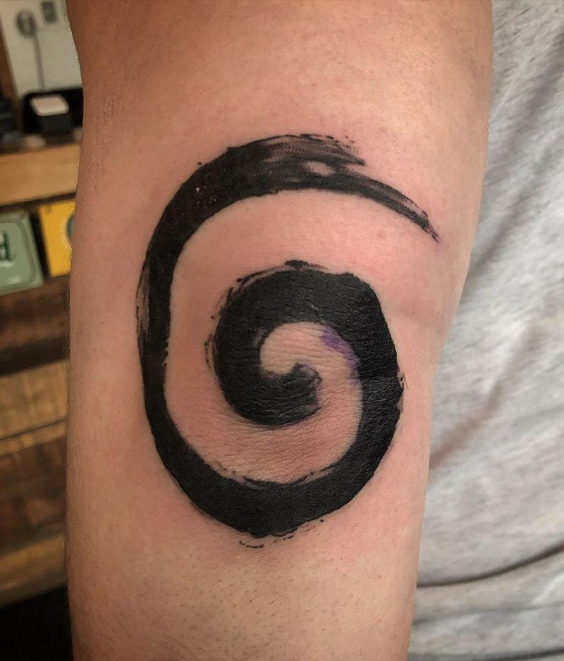 30 Pretty Spiral Tattoos You Will Love