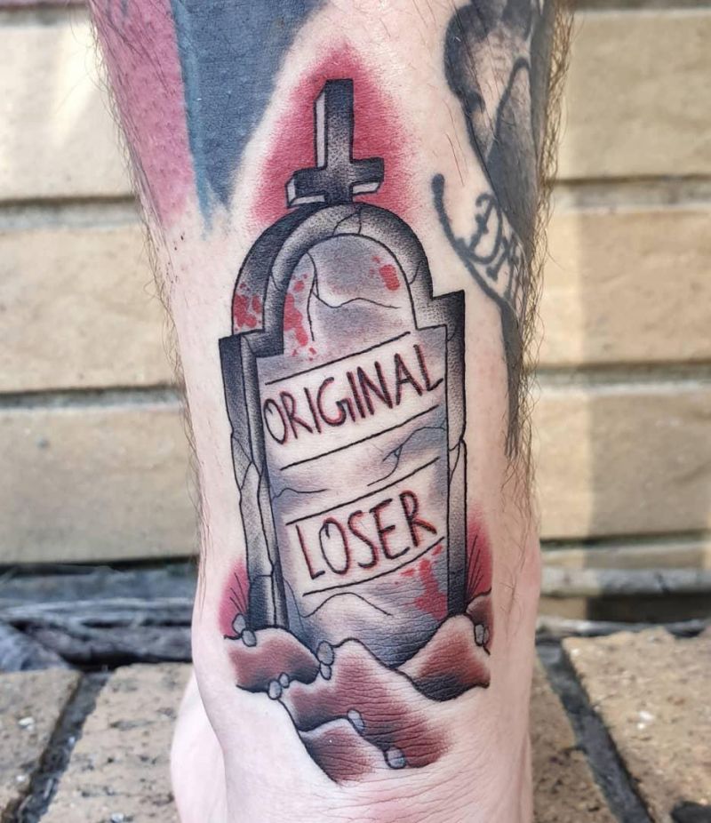 30 Pretty Tombstone Tattoos You Must Try