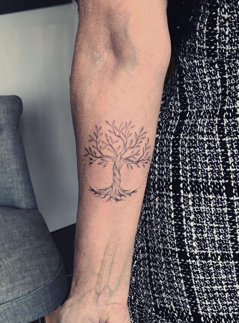 30 Pretty Tree Tattoos Make You Elegant