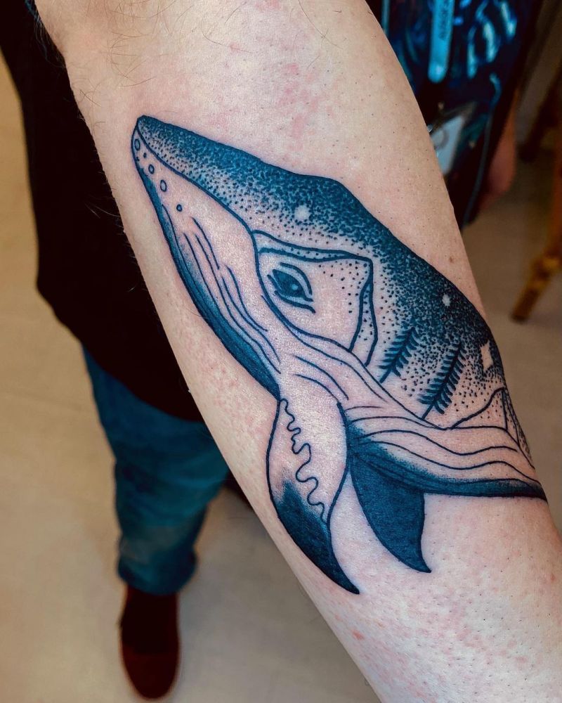 30 Pretty Whale Tattoos to Inspire You