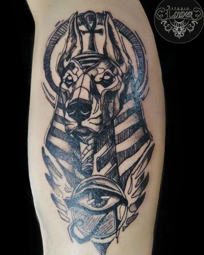 30 Pretty Anubis Tattoos Make You Charming