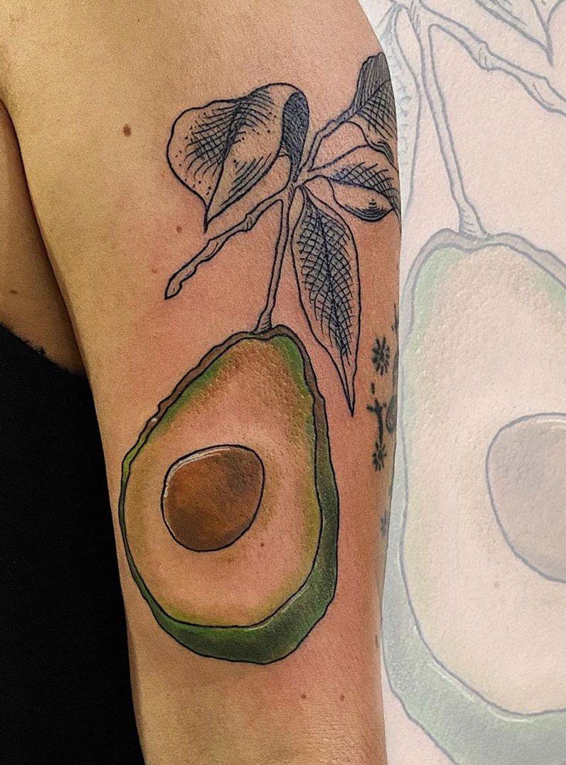 30 Pretty Avocado Tattoos Make You Elegant