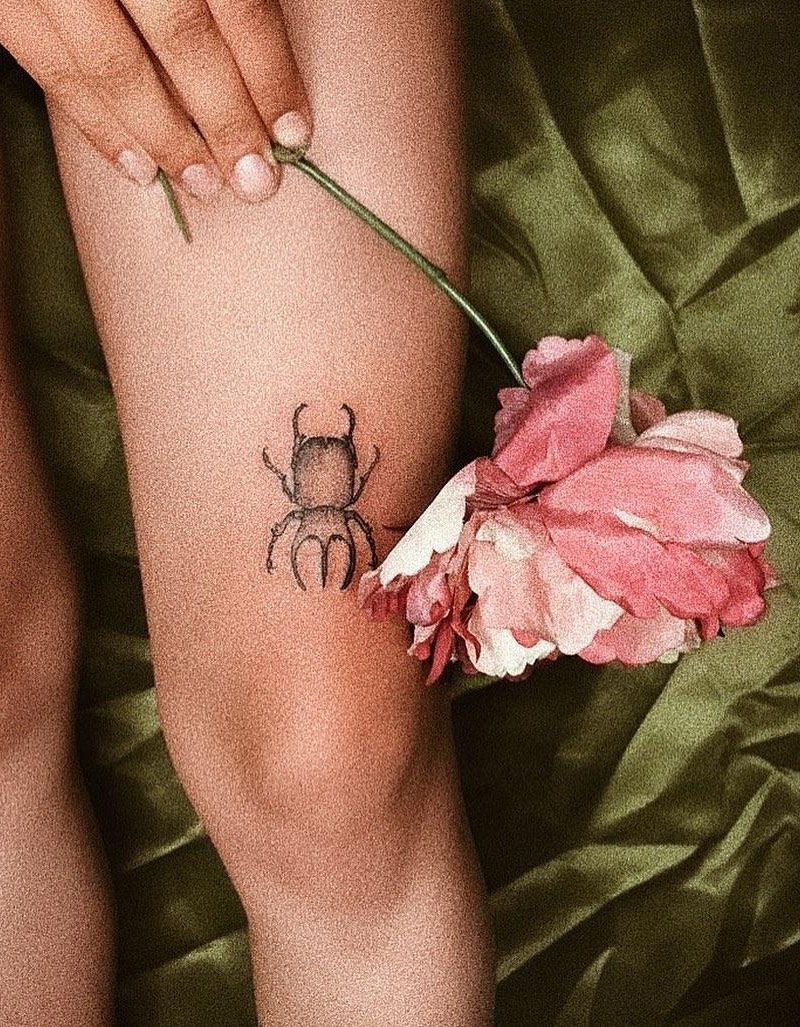 30 Pretty Beetle Tattoos You Must Try