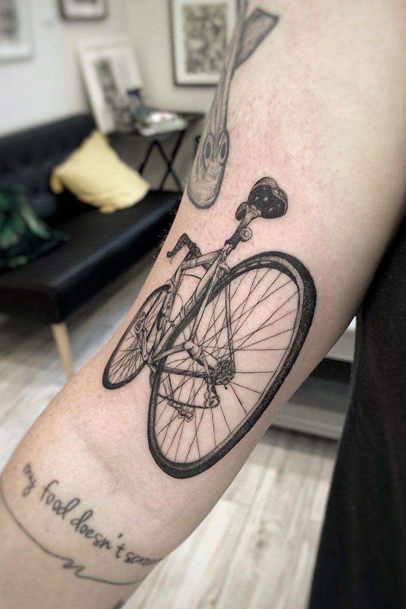 30 Pretty Bicycle Tattoos Make You Beautiful