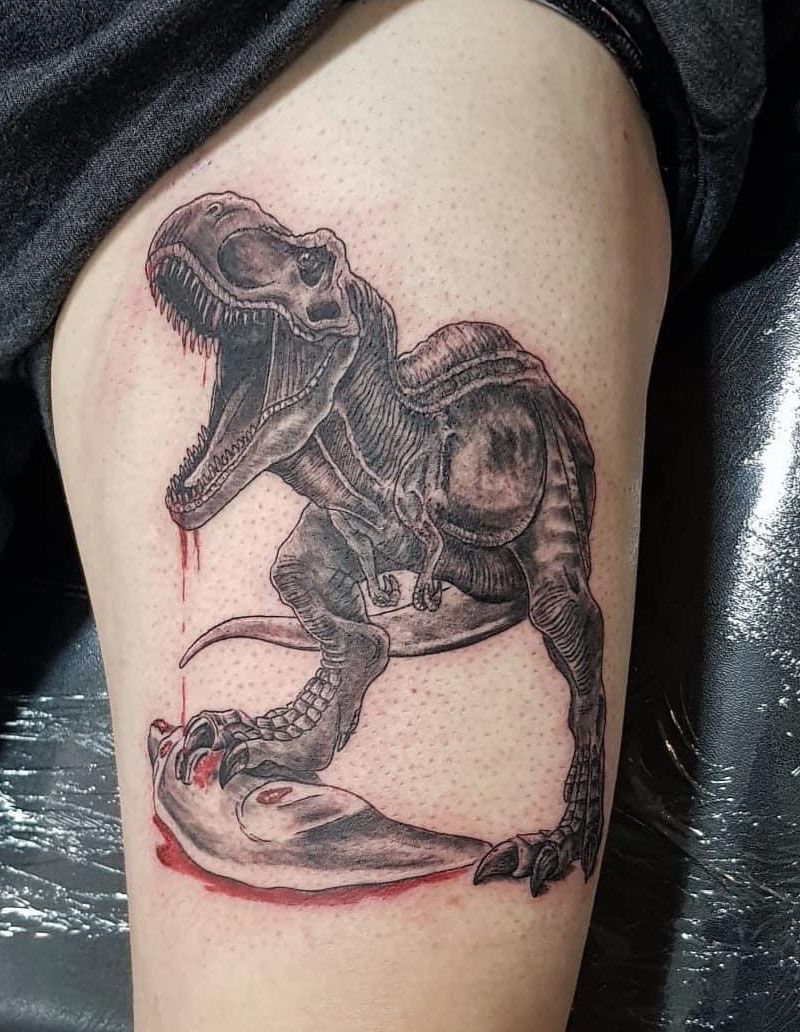 30 Pretty Dinosaur Tattoos to Inspire You