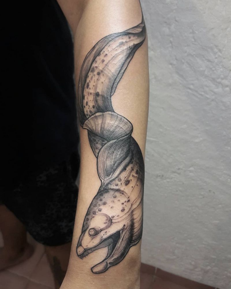 30 Pretty Eel Tattoos to Inspire You