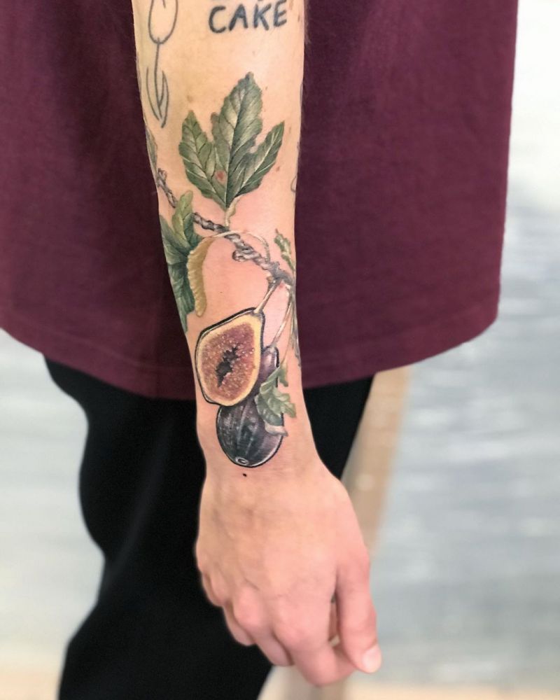 30 Pretty Fig Tattoos You Will Love