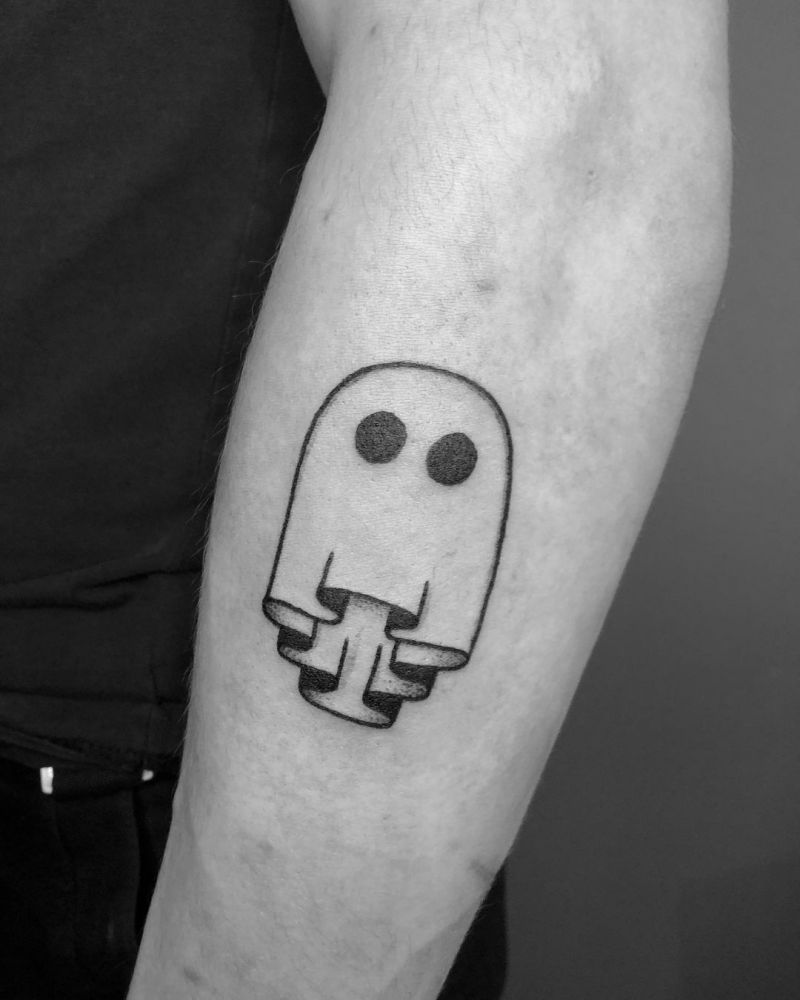 30 Pretty Ghost Tattoos to Inspire You