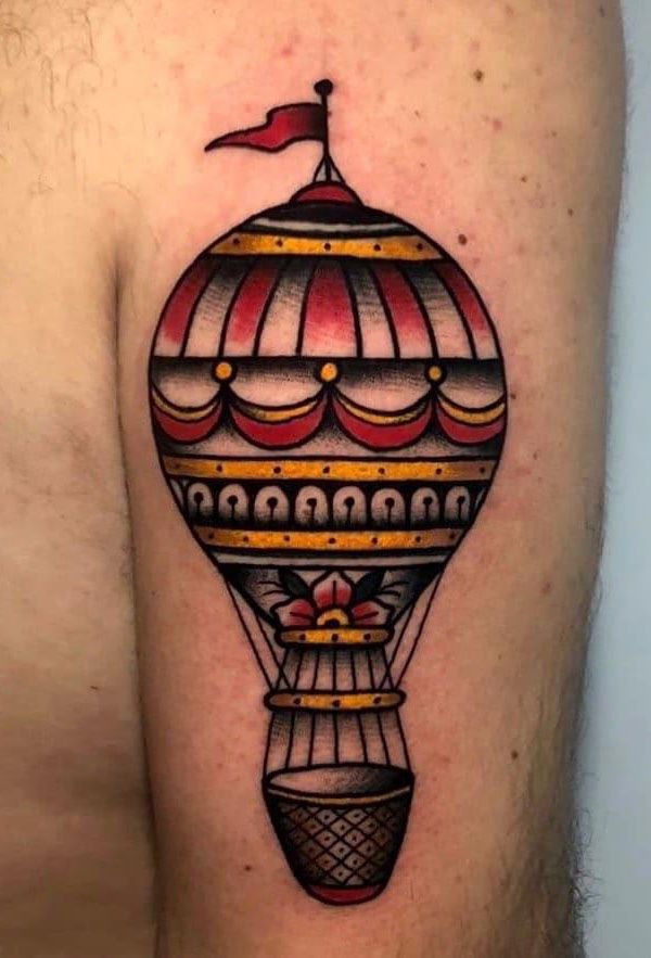 30 Pretty Hot Air Balloon Tattoos Let You Soar In The Sky