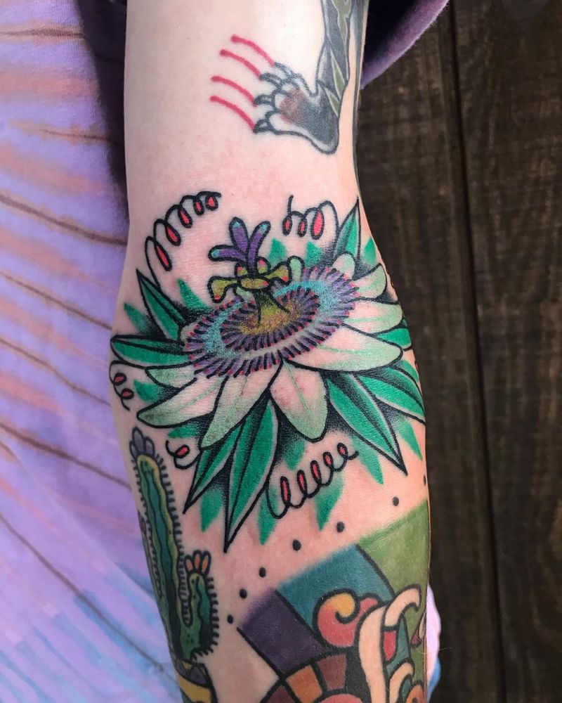 30 Pretty Passion Flower Tattoos You Must Try