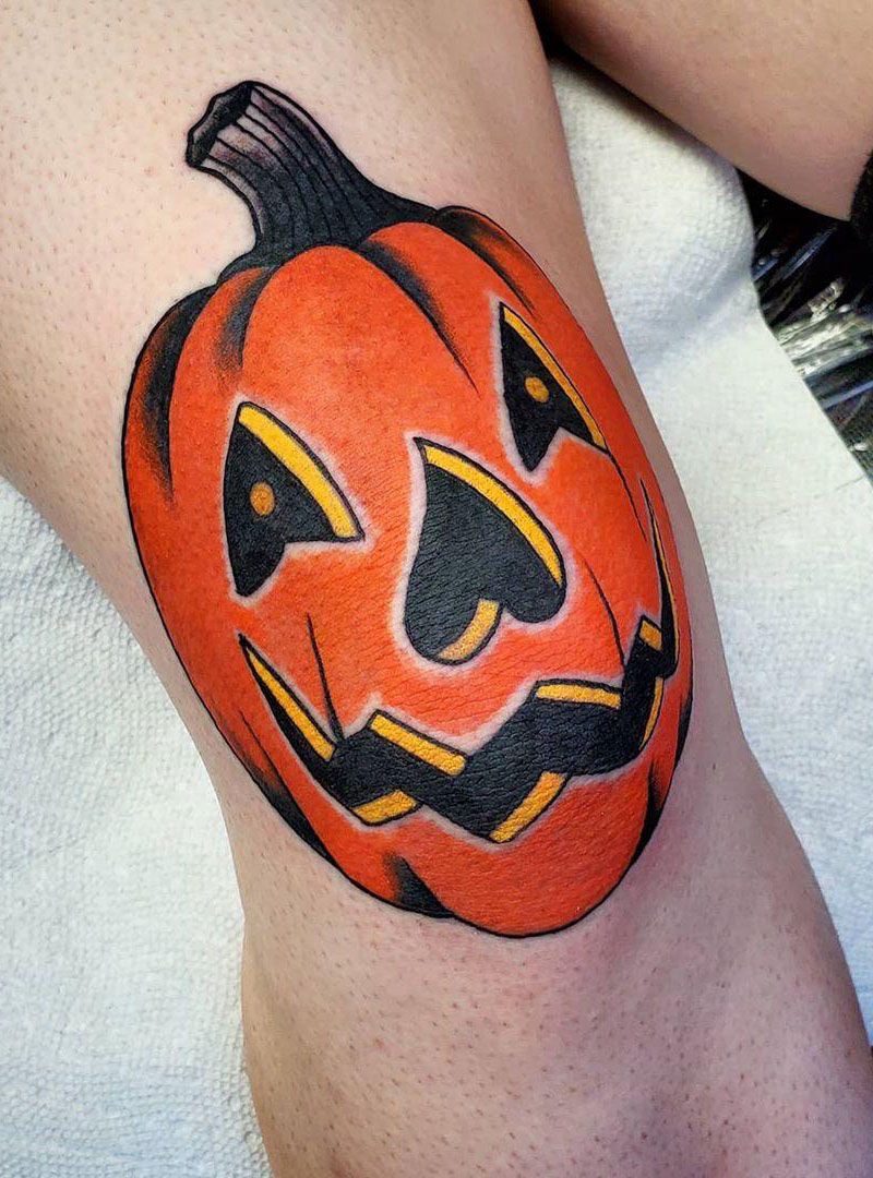 30 Pretty Pumpkin Tattoos You Will Love