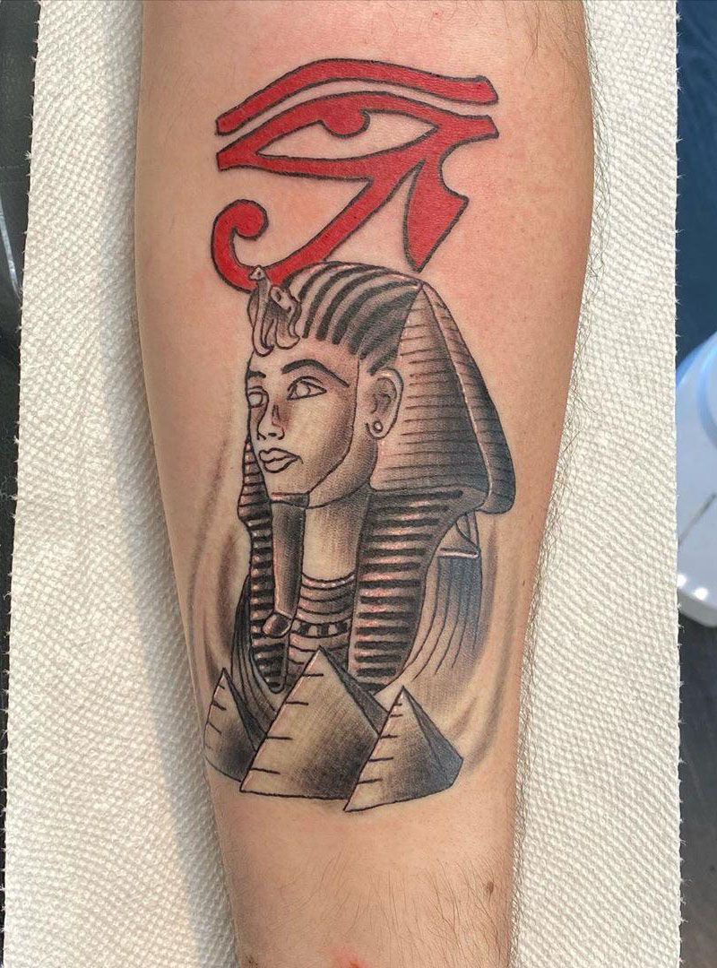 30 Pretty Pyramid Tattoos Add Mystery to You