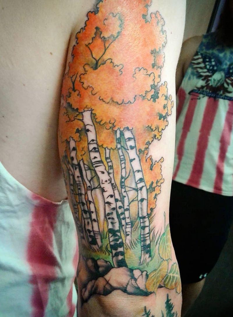 30 Pretty Aspen Tattoos for Inspiration Style VP Page 15