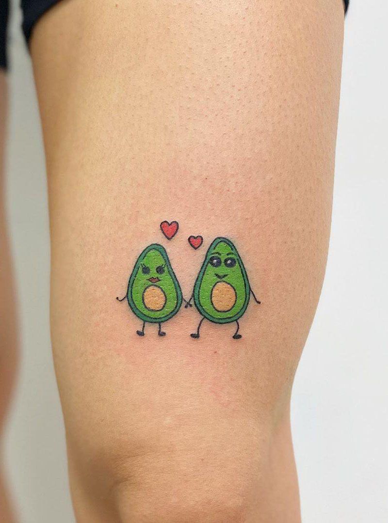 30 Pretty Avocado Tattoos Make You Elegant