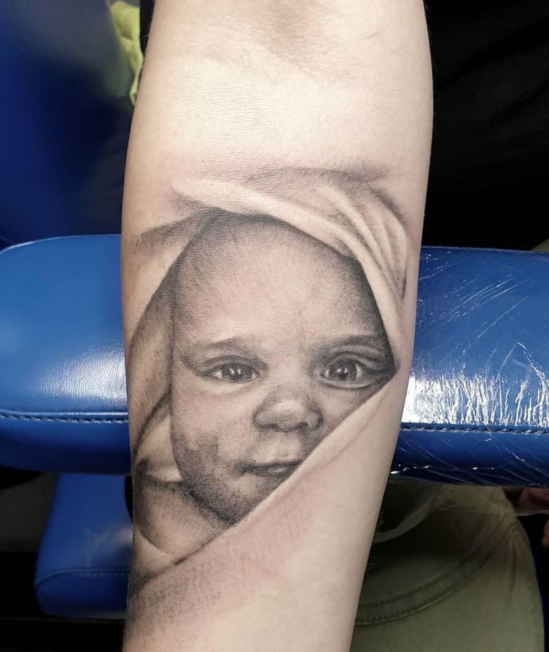 30 Pretty Baby Tattoos to Inspire You