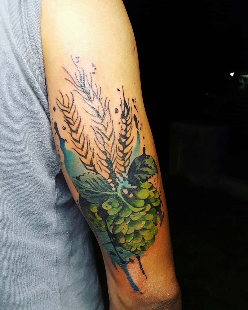 30 Pretty Barley Tattoos to Inspire You