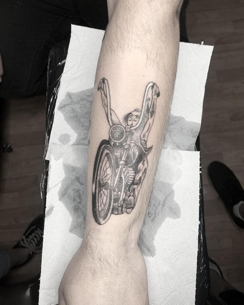 30 Pretty Biker Tattoos You Will Love