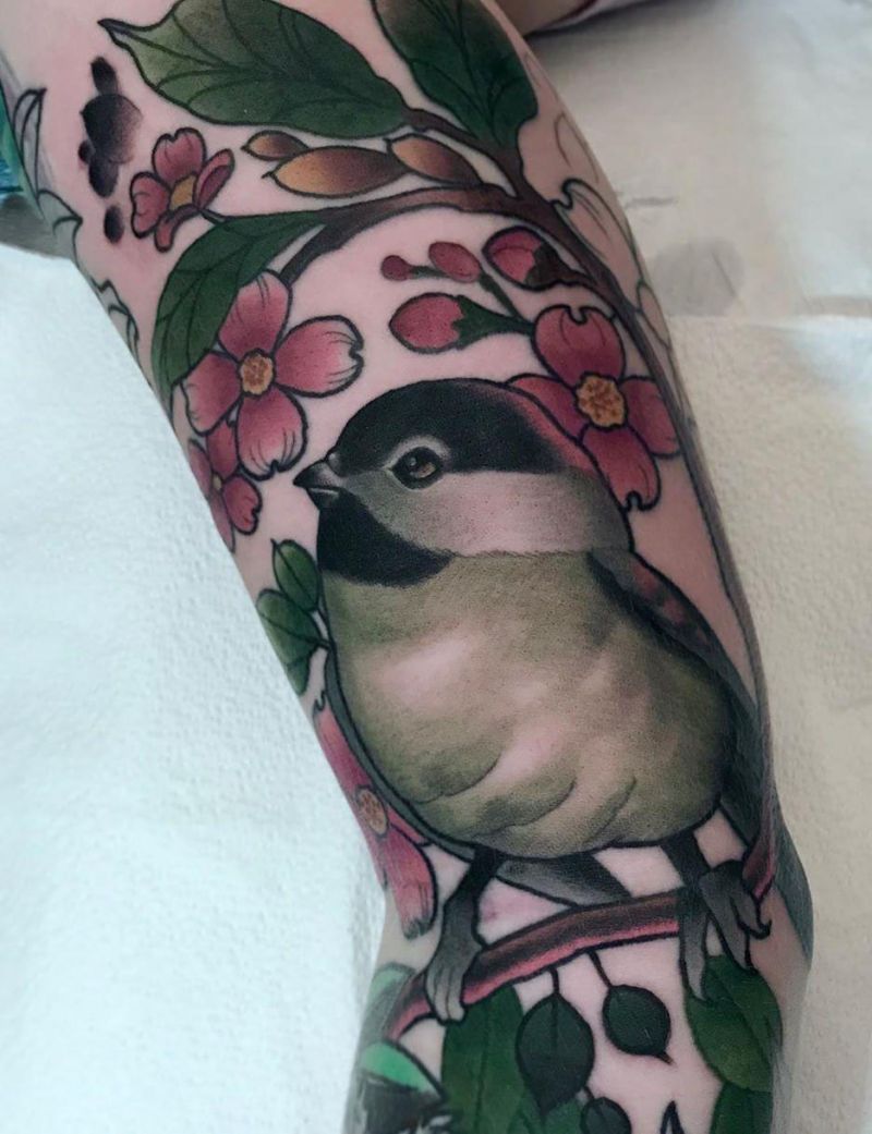 30 Pretty Chickadee Tattoos You Will Love