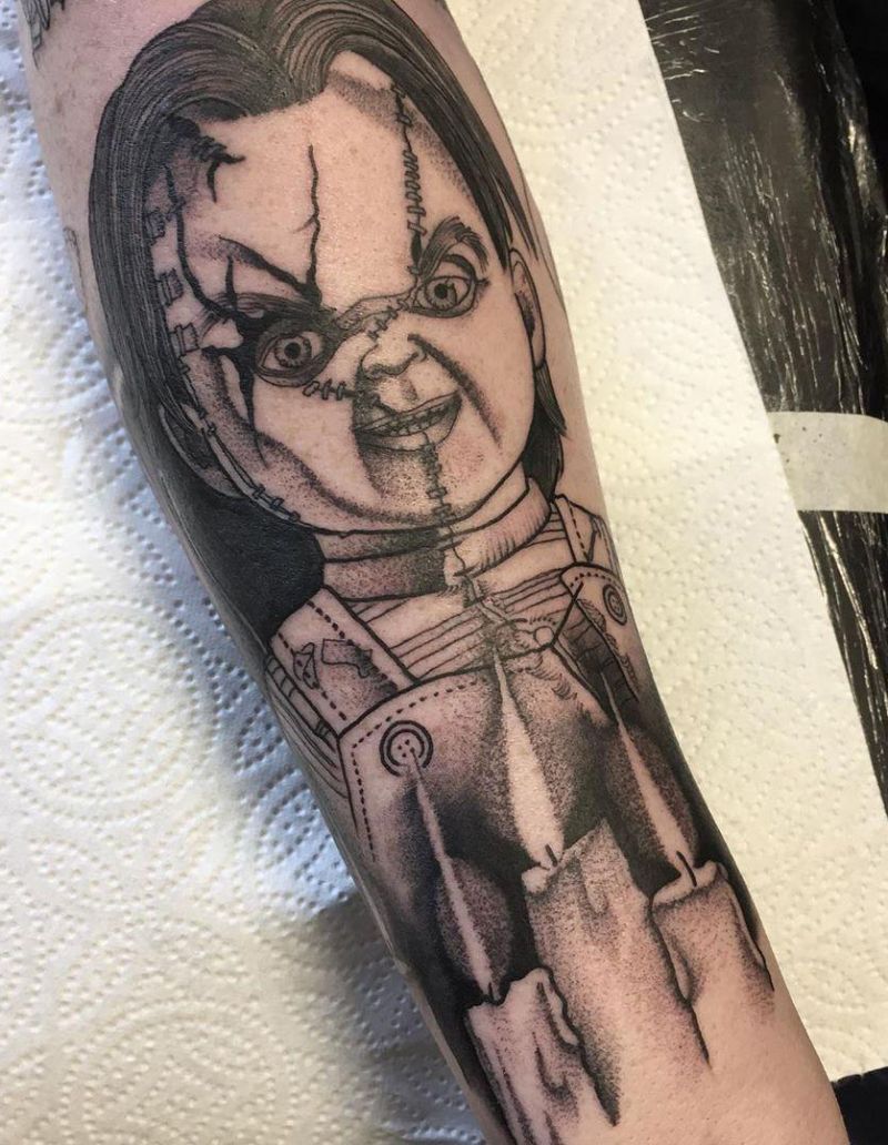 30 Pretty Chucky Tattoos Improve Your Temperament