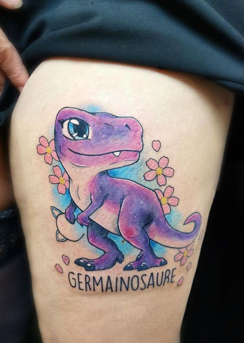 30 Pretty Dinosaur Tattoos to Inspire You