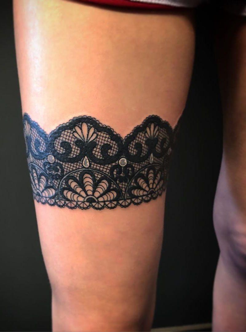 30 Pretty Garter Tattoos Make You Charming