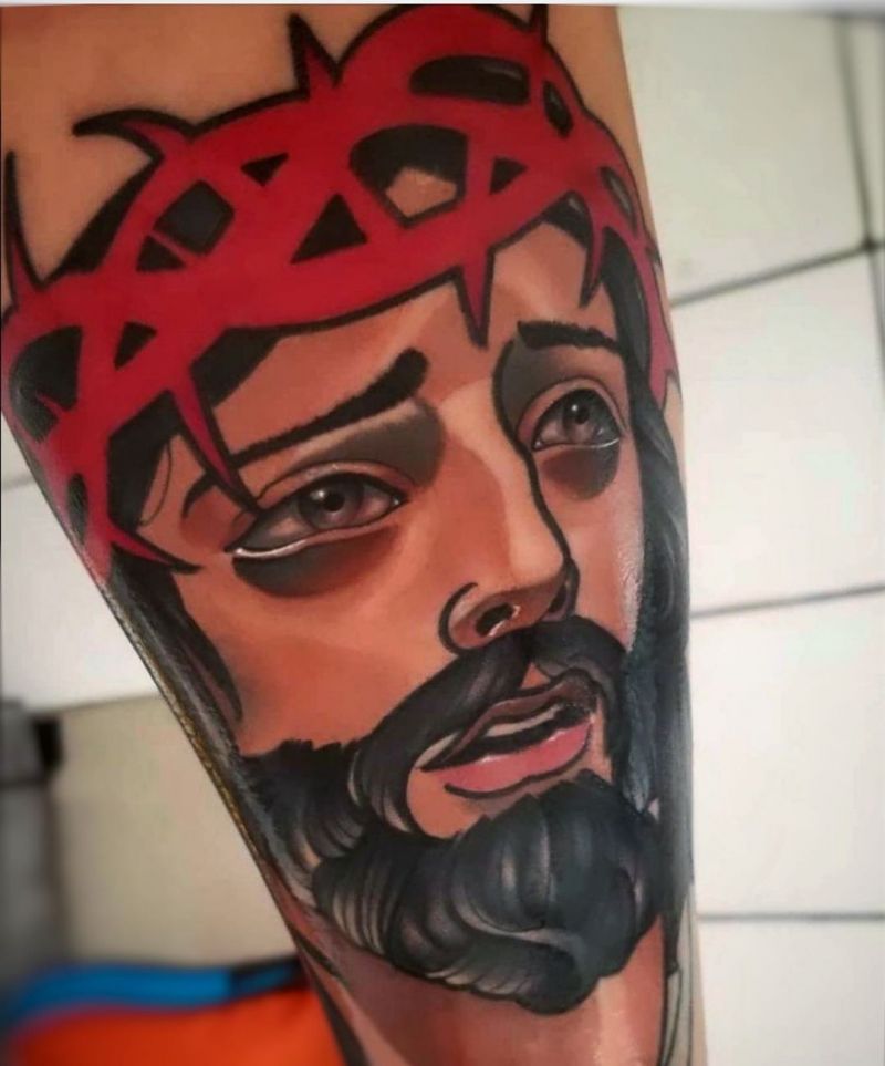 30 Perfect Jesus Tattoos to Inspire You