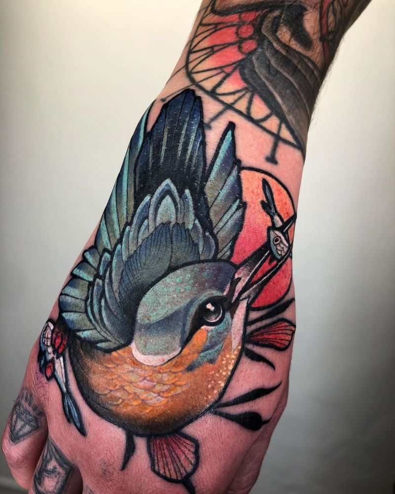 30 Pretty Kingfisher Tattoos You Must Try