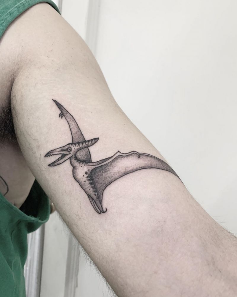 30 Pretty Pterodactyl Tattoos You Will Love