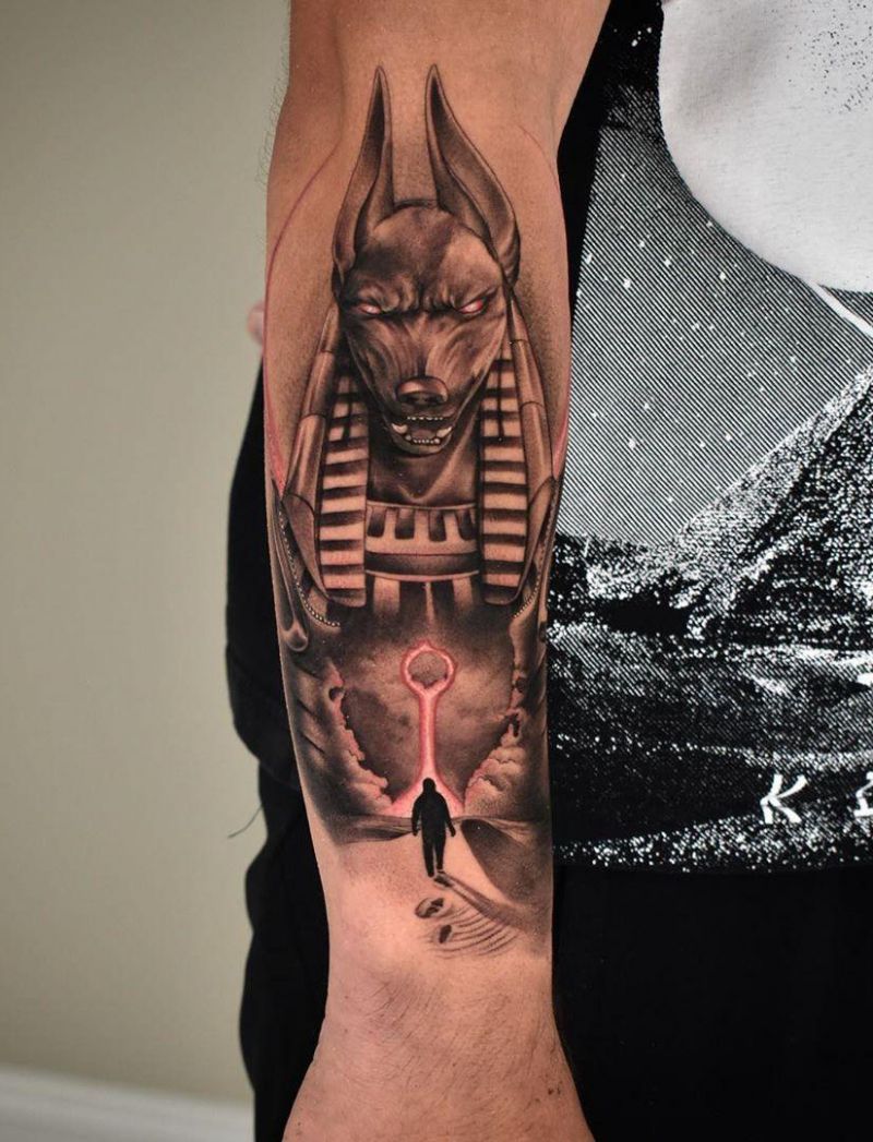 30 Pretty Anubis Tattoos Make You Charming