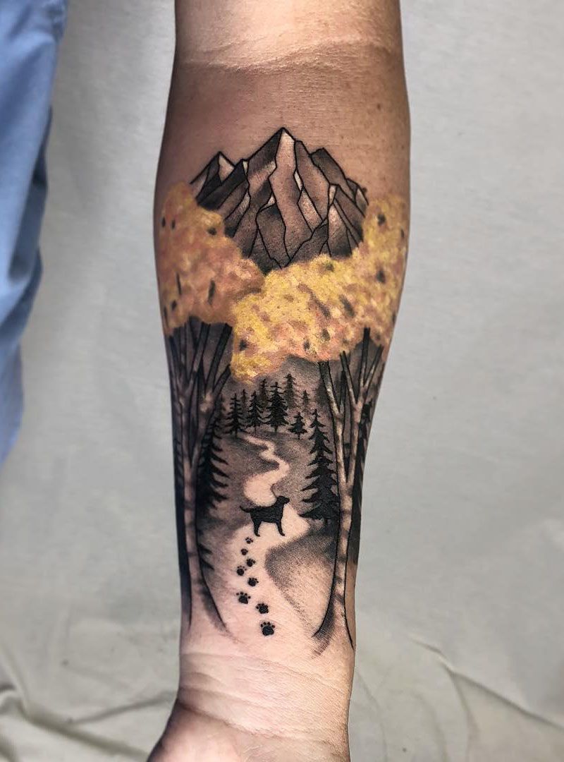 30 Pretty Aspen Tattoos for Inspiration