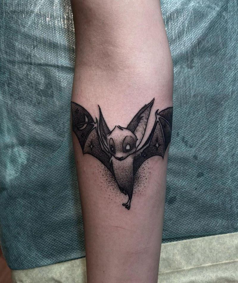 30 Pretty Bat Tattoos Improve Your Temperament