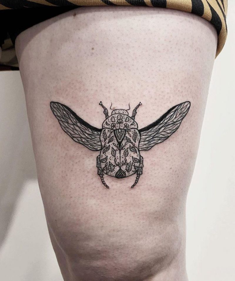 30 Pretty Beetle Tattoos You Must Try