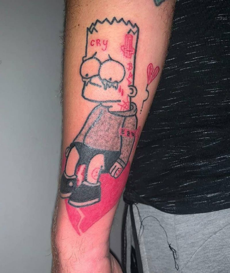 30 Pretty Cartoon Tattoos You Must Try